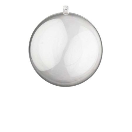 Διακοσμητική μπάλα - φυσαλίδα Διάφανη 25cm