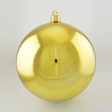 XL Μπάλα Χριστουγεννιάτικη Χρυσή γυαλιστερή 40cm