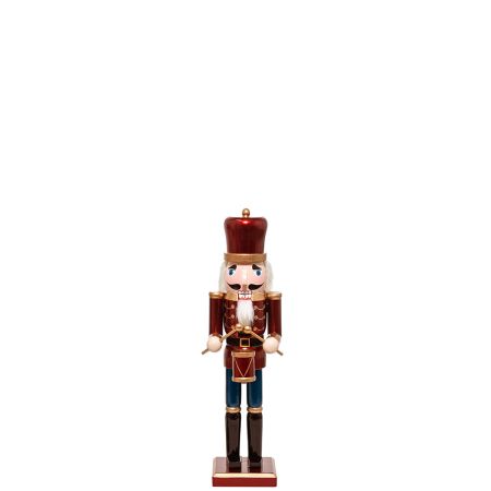  Ξύλινος Καρυοθραύστης, Μολυβένιος στρατιώτης Μπορντό 9x8x38cm