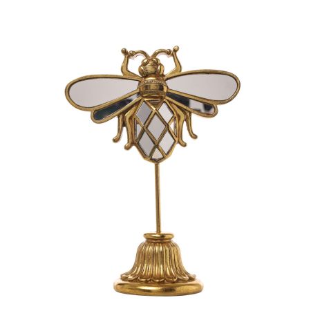 Decorative Beetle on base polyresin Gold 22x11,5x30cm