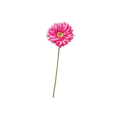 Διακοσμητικό συνθετικό λουλούδι ζέρμπερα Φούξια 49cm