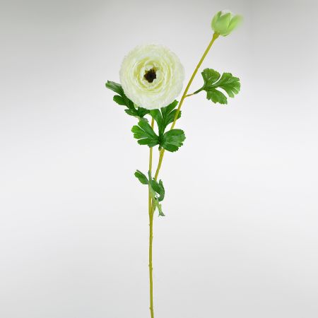 Διακοσμητικό συνθετικό λουλούδι Νεραγκούλα Κρεμ 75cm