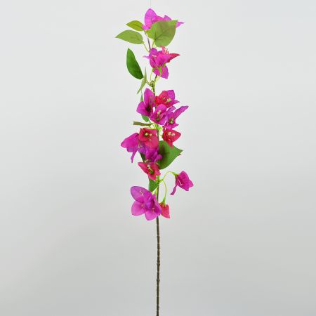 Διακοσμητικό τεχνητό κλαδί με άνθη Βουκαμβίλιας Φούξια 80cm
