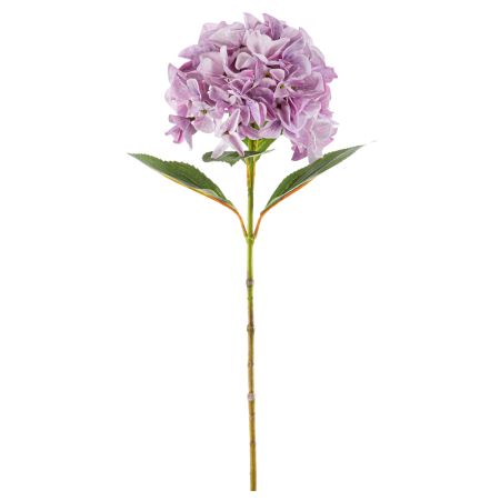 Διακοσμητικό συνθετικό λουλούδι Ορτανσία Λιλά 69cm