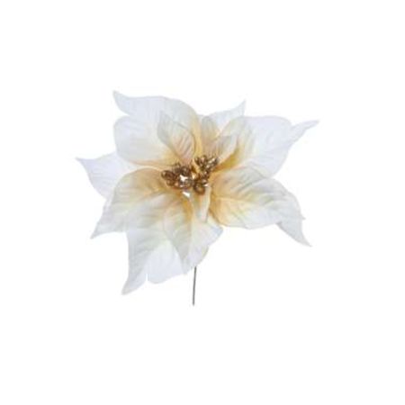 Διακοσμητικό Αλεξανδρινό λουλούδι Κρεμ 24x18cm