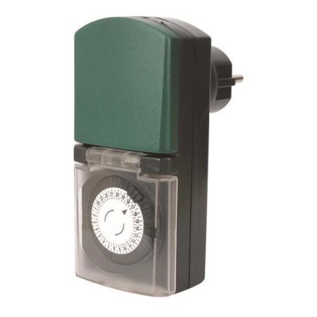 Timer Switch 24H 16A 220-240V with child protection IP44