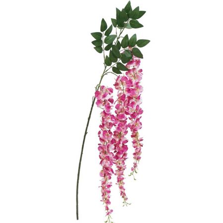 Διακοσμητικό κλαδί με άνθη ακακίας Φούξια 150cm