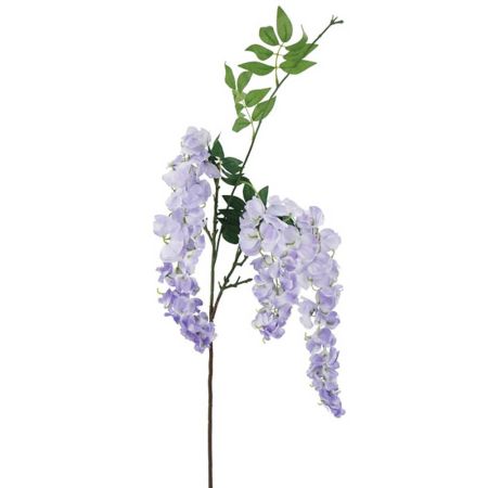 Διακοσμητικό κλαδί με άνθη ακακίας Λιλά 75cm