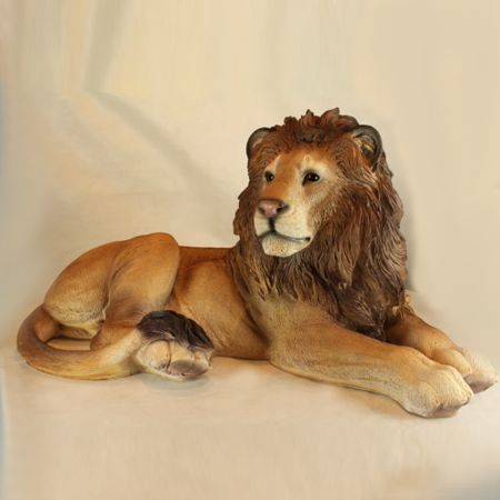 Διακοσμητικό λιοντάρι Polyresin 50x100x50cm