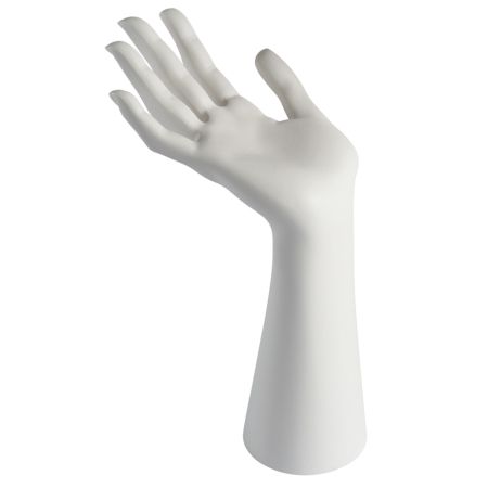 Διακοσμητικό χέρι γυναικείο Λευκό 25cm