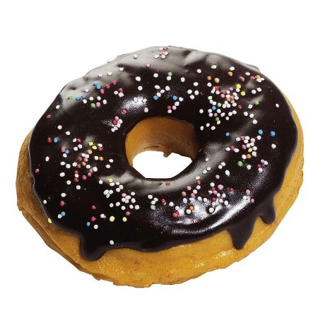 Διακοσμητικό donut με μαύρη σοκολάτα - απομίμηση 9,5cm