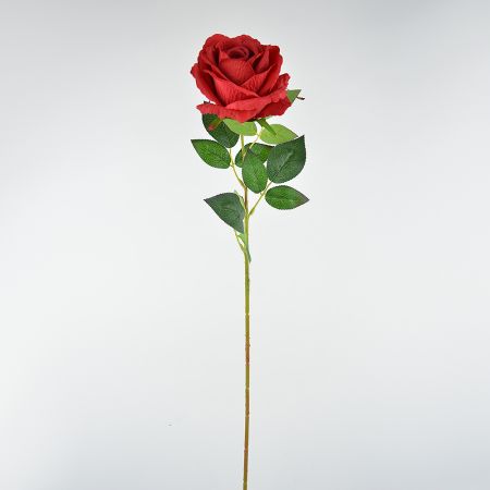 Διακοσμητικό τριαντάφυλλο - κόκκινο 66cm