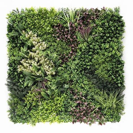 Πλακάκι πρασινάδα Κάθετους κήπος- Πάνελ Σύνθεση Πράσινο 100x100cm