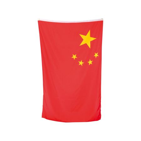 Διακοσμητική κρεμαστή υφασμάτινη κινέζικη σημαία 90x150cm