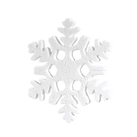 Κρεμαστή νιφάδα χιονιού Λευκή 50cm