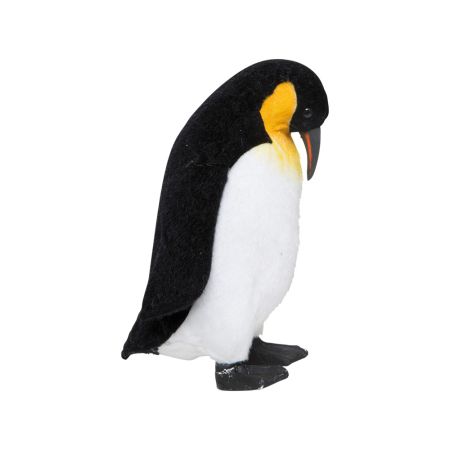 Διακοσμητικός πιγκουίνος Λευκό-Μαύρο 27x12cm