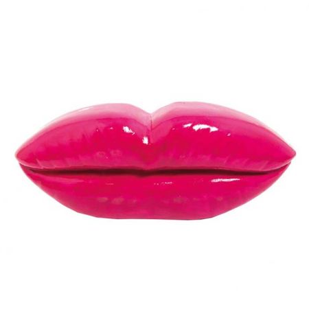 XL Διακοσμητικά χείλη - φιλί Φούξια 60x23x12