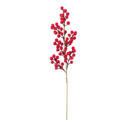 Τεχνητό κλαδί με berries Κόκκινο 60cm