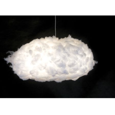 Διακοσμητικό φωτιζόμενο σύννεφο LED Λευκό 65x35x30cm 