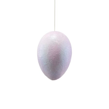Decorative Easter egg with glitter Lilac 20cm