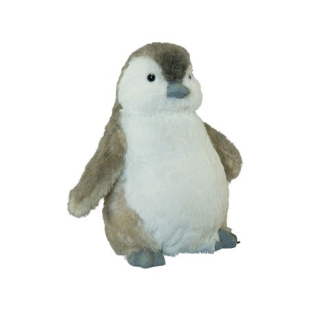 Διακοσμητικό μωρό πιγκουίνος Λευκό-Μαύρο 25x26x15cm 