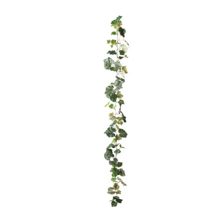 Διακοσμητική τεχνητή γιρλάντα με αμπελόφυλλα Πράσινα 180cm
