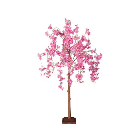 Διακοσμητικό δέντρο κερασιά με βάση Ροζ 120cm