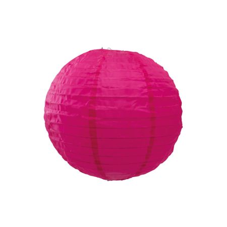 Διακοσμητικό φανάρι - μπάλα Φούξια 30cm