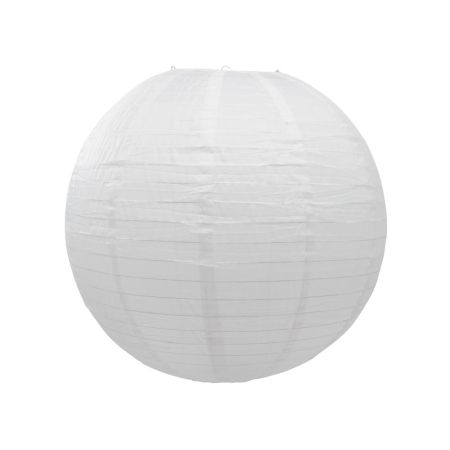 Διακοσμητικό φανάρι - μπάλα Λευκό 60cm