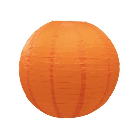 Διακοσμητικό φανάρι - μπάλα Πορτοκαλί 60cm