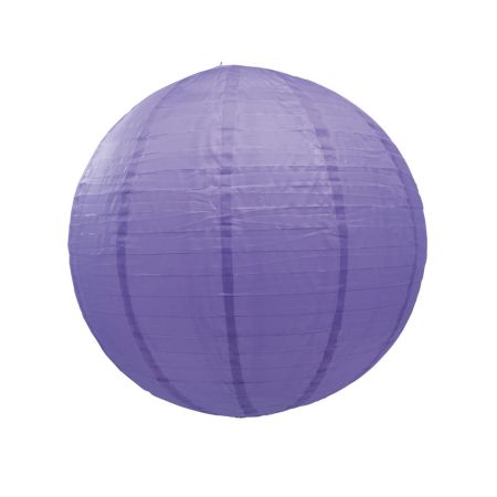 Διακοσμητικό φανάρι - μπάλα Μωβ 60cm