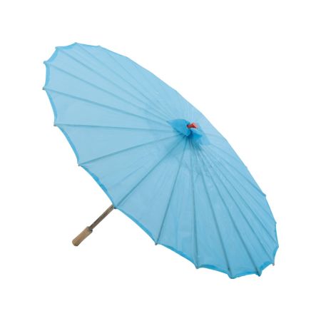 Διακοσμητική υφασμάτινη ομπρέλα Γαλάζια 82cm
