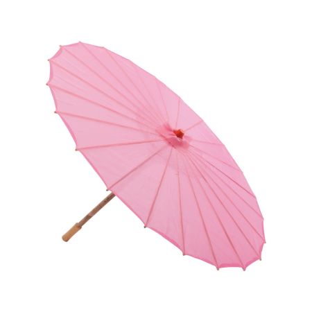 Διακοσμητική υφασμάτινη ομπρέλα Ροζ 82cm