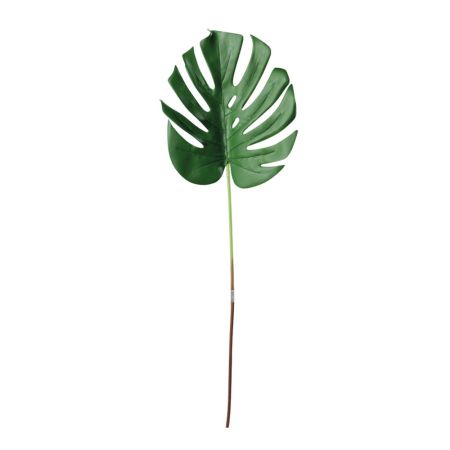 Διακοσμητικό εξωτικό φύλλο Μονστέρα Πράσινο 62cm 