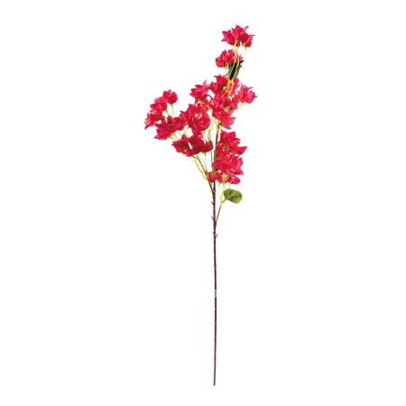 Διακοσμητικό τεχνητό κλαδί με άνθη Βουκαμβίλιας Φούξια 117cm