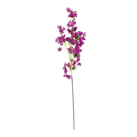 Decorative artificial bougainvillea branch Purple 117cm