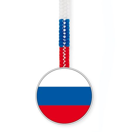 Hanging paper with Russian flag print 28x180cm