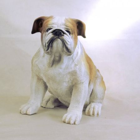 Διακοσμητικός σκύλος Αγγλικό Μπουλντόγκ Polyresin 37x27x50cm