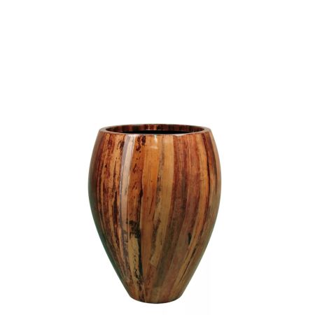 Decorative planter with wood look surface 40x60cm