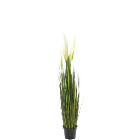 Διακοσμητικό τεχνητό φυτό Pampas grass σε γλάστρα Πράσινο 122cm