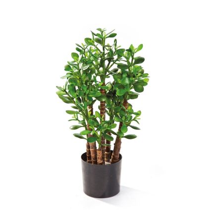 Decorative artificial Crassula plant in a pot 60cm