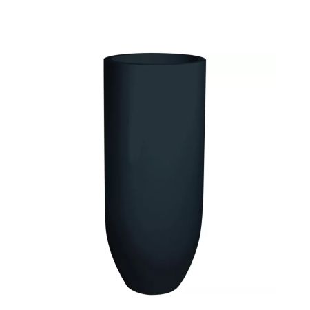 Decorative planter with glossy finish surface Charcoal 50x125cm