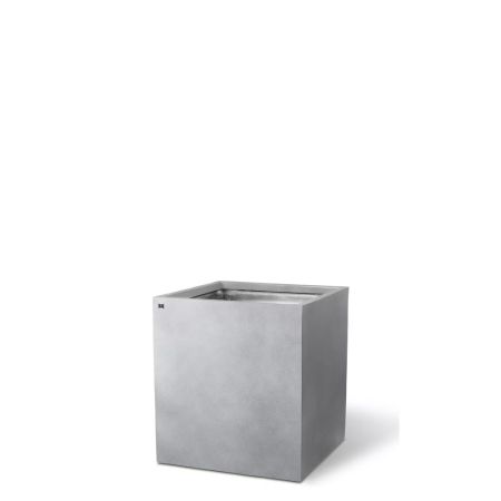Decorative pot with concrete look surface Grey 30x30x34cm