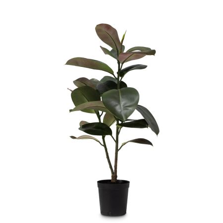 Διακοσμητικό τεχνητό φυτό Φίκος - Ficus Elastica σε γλάστρα 95cm