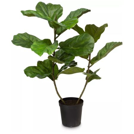 Decorative artificial Ficus Lyrata plant in a pot 107cm
