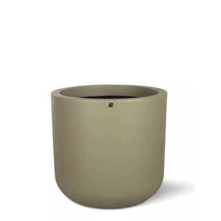 Decorative pot with matt finish surface Olive-Grey 49x47cm