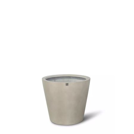 Decorative pot with conical shape Olive-Grey 40x35cm