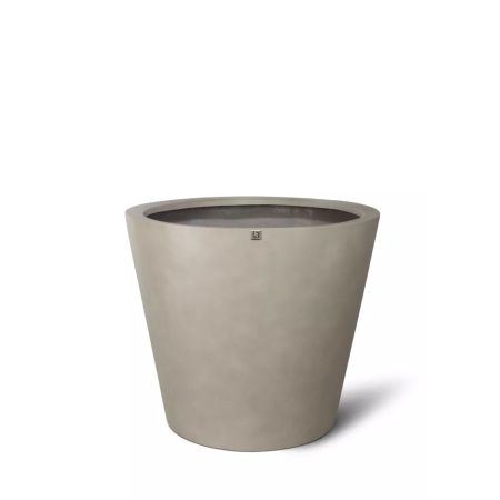 Decorative pot with conical shape Olive-Grey 58x50cm