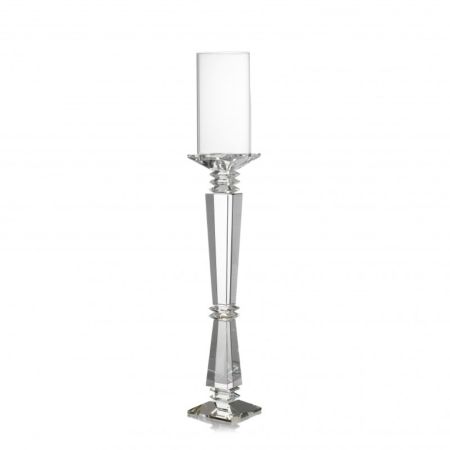 Decorative glass candle holder Luxuria 13x85cm