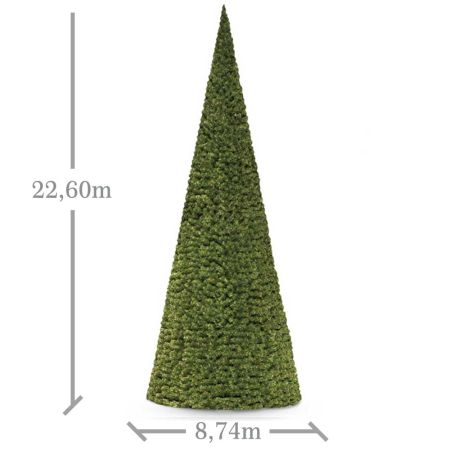 XL Χριστουγεννιάτικο δέντρο Giant Standard για μεγάλους χώρους